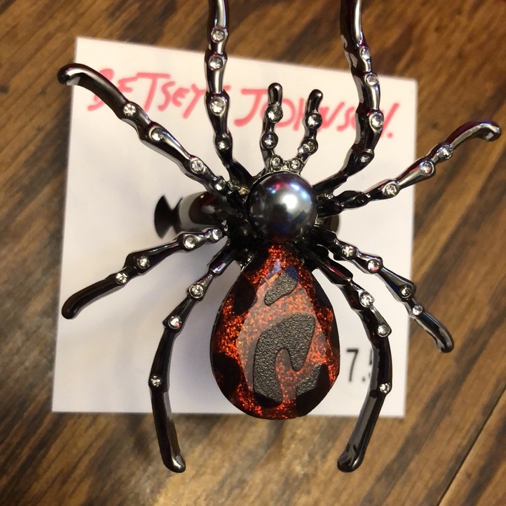 Black widow Spider ring 7.5 new